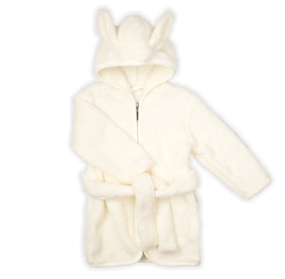 Szlafrok dziecięcy 019 02 "Basic" Nicol - ecru