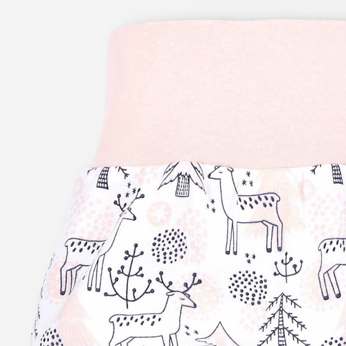 Półśpiochy z bawełny organicznej Jelonki Nini druk