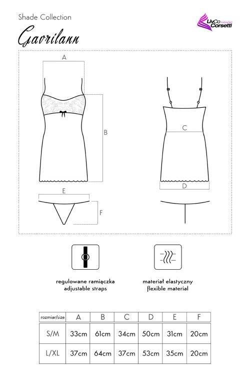 Komplet dwuczęściowy Gavrilann LC 99245 LivCo Corsetti Fashion