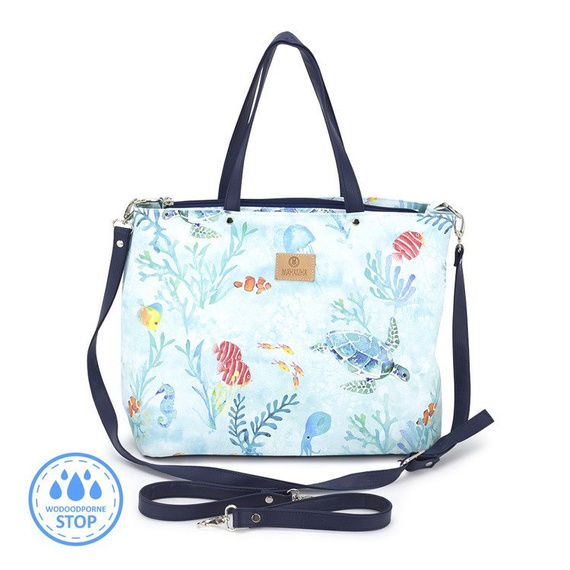 Torba ze skóry ekologicznej Secret Garden - Makaszka