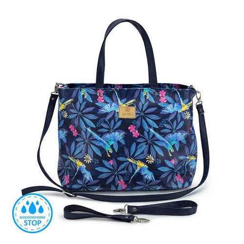 Torba ze skóry ekologicznej Secret Garden - Makaszka