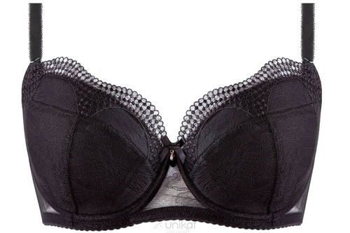 Biustonosz usztywniany full cup Brooke Unikat czarny