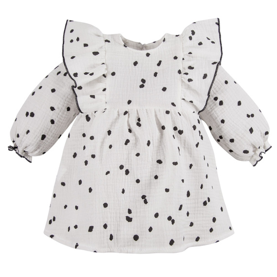 Sukienka muślinowa Dogs & Spots Eevi - off white