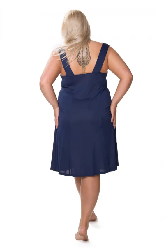 Koszula nocna damska Mewa 6350 Atena granatowy