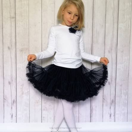 Spódniczka tiulowa Ballerina Bambarillo granatowy 