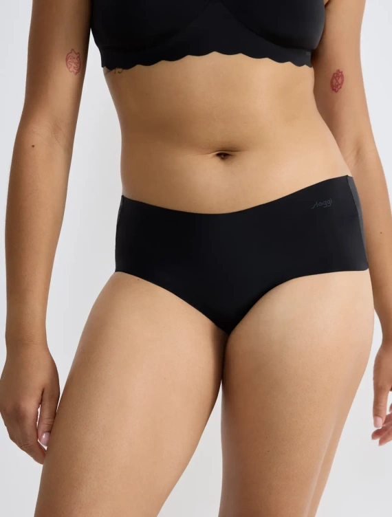 Figi Damskie Zero Microfibre 2.0 Short Sloggi - black