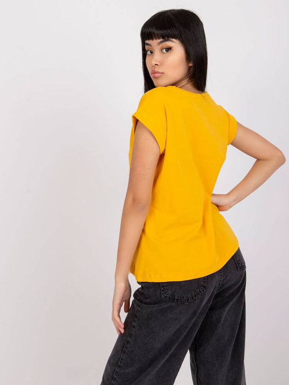 T-shirt damski RV-TS-7543.12X Paris - jasny pomarańczowy