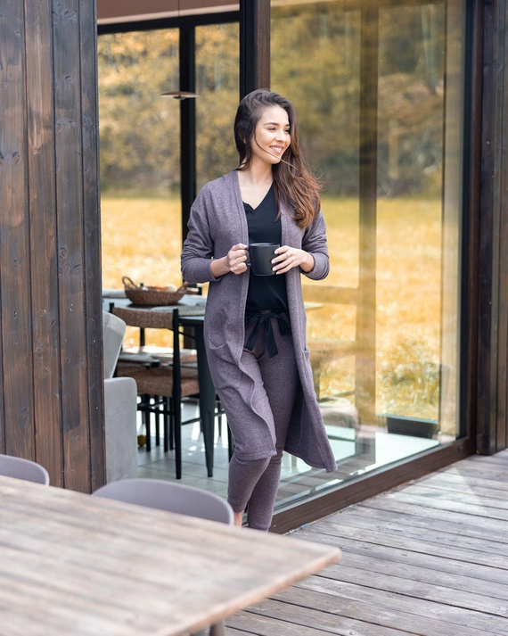 Kardigan Szlafrok Milee Sensis - brown