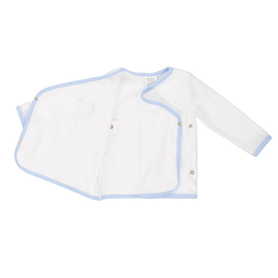 Koszulka niemowlęca Miś Martex niebieski