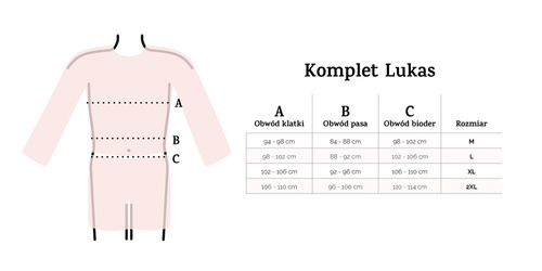 Komplet satynowy Lukas - zielony