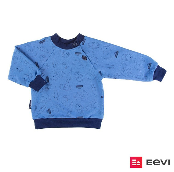 Bluza dresowa dla chłopca "SAWANNA" Ewa Klucze zielona