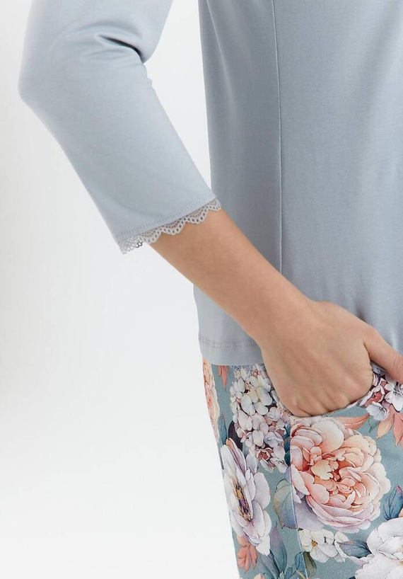 Piżama damska 464 Cana - niebieski