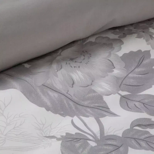 Pościel bawełniana Sara 27 Kwiaty Eurofirany szary 