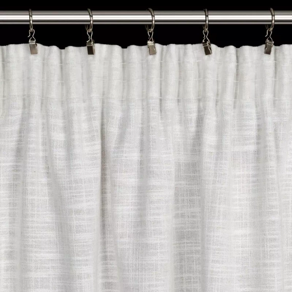 Zasłona na taśmie Rosi Eurofirany srebrny