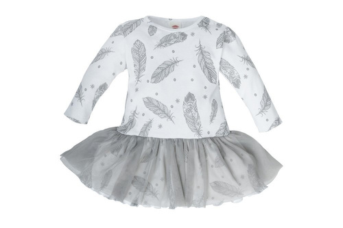 Sukienka z tiulem "WHITE ANGELO" Makoma 