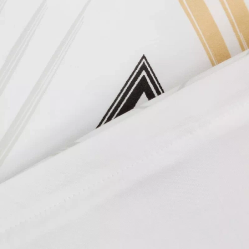 Geometria pościel satynowa Spring 35 Eurofirany biały/żółty