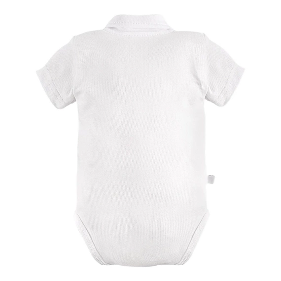 Body z kołnierzykiem z krótkim rękawem Ceremony Eevi - biały