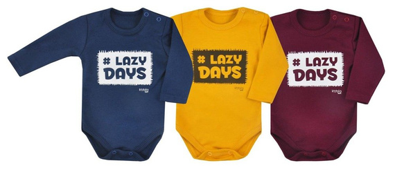 Body niemowlęce "LAZY DAYS" Koala granatowe