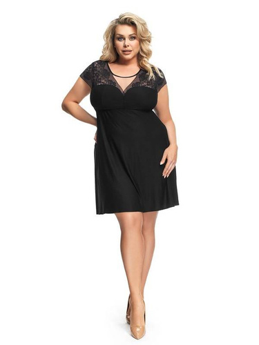 Koszula K 669 Nisa Gorsenia -czarny