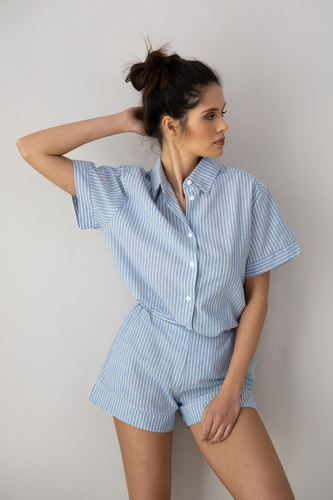 Piżama damska Jany Sensis - niebieski