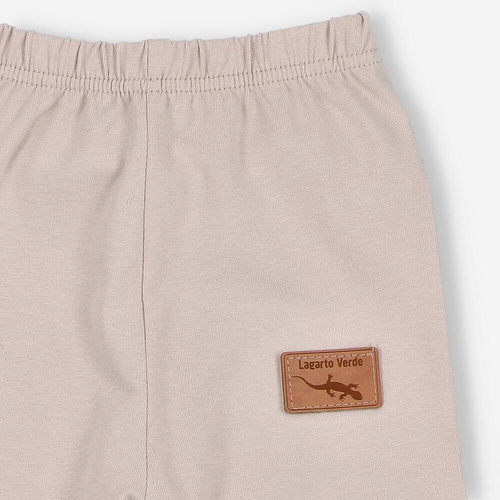 Legginsy dziewczęce Lagarto Verde - ecru