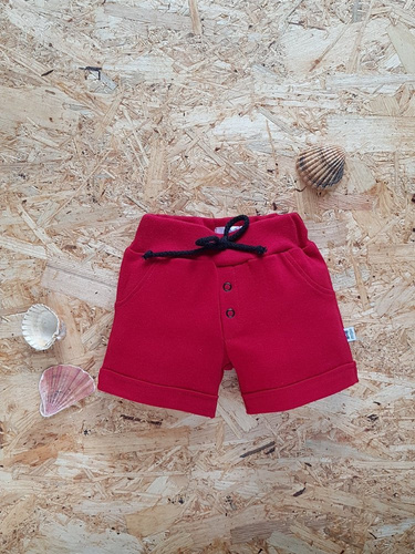 2410KR Bandito boy Spodenki krótkie Marija - czerwony