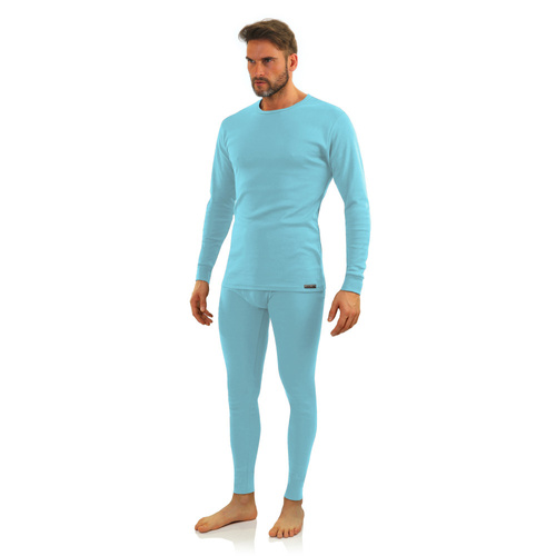 114 Kalesony męskie bawełniane Sesto Senso - niebieski 