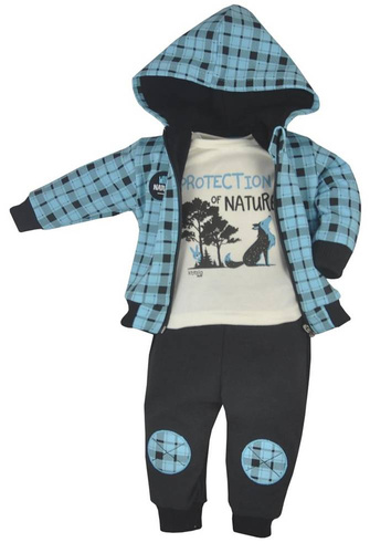 Dres niemowlęcy Wild Nature Koala - turkusowy 