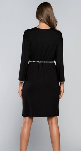 Szlafrok rękaw 3/4 Eila Bis Italian Fashion - panterka