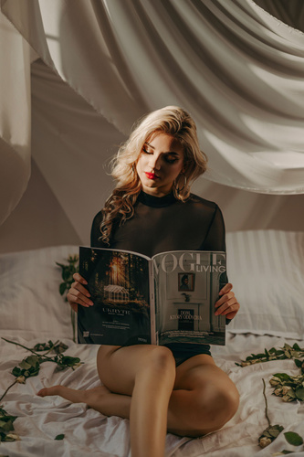 Bluzka Damska Glamour Teyli - czarny