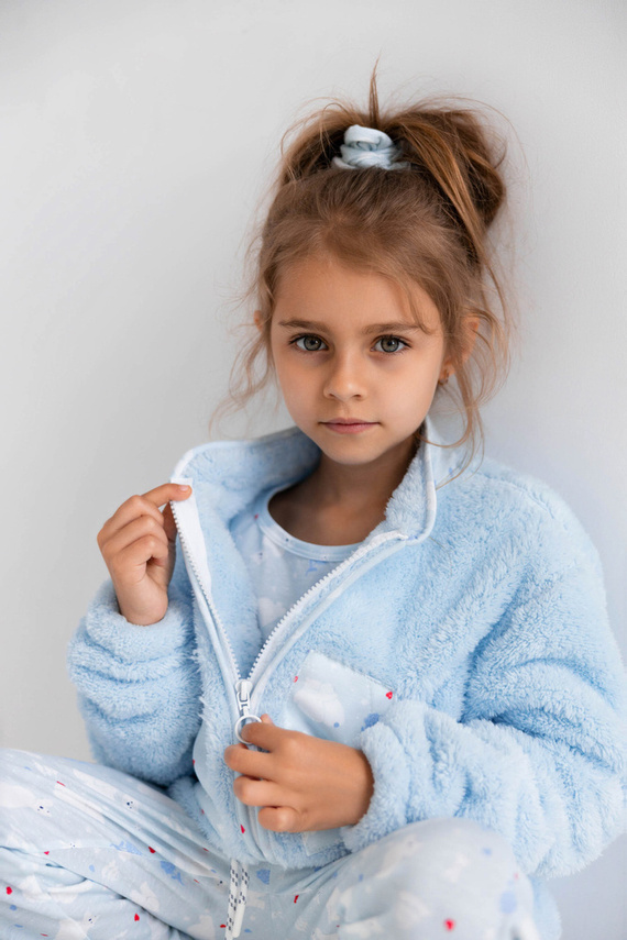 Bluza dziecięca Blue Dream Kids Sensis - błękitny