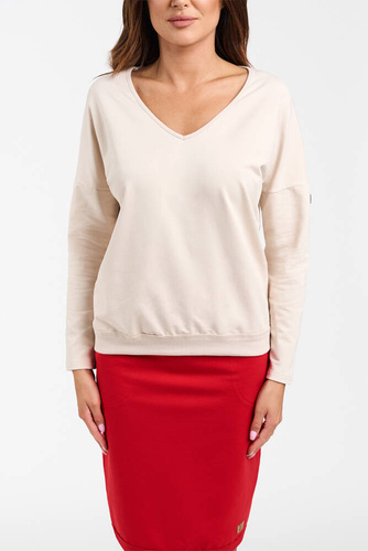 Spódnica damska midi Karina Italian Fashion - czerwony 