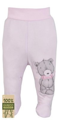 "TOMMY BAMBUS" Półśpiochy bawełniane  Koala- różowy