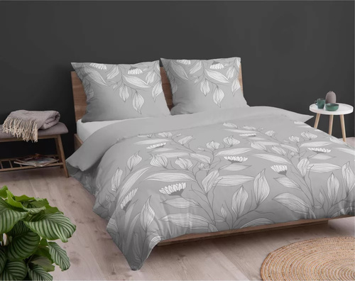 Pościel bawełniana 4957B liście Detexpol 