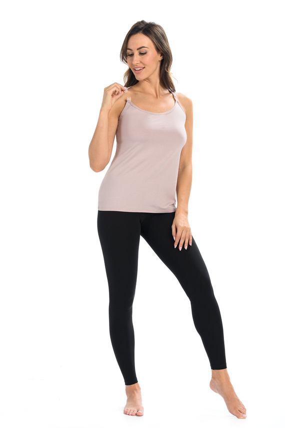 Bluzka top do karmienia Viola Teyli - kakaowy