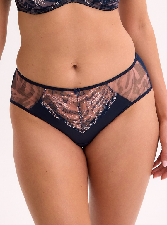 Gaia GFP 1329 Sienna – eleganckie figi damskie z koronką i siateczką
