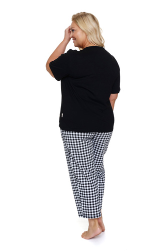 Piżama Damska Plus Size 7267 Doctor Nap - black