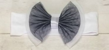 Opaska z kokardką Bambarillo biały