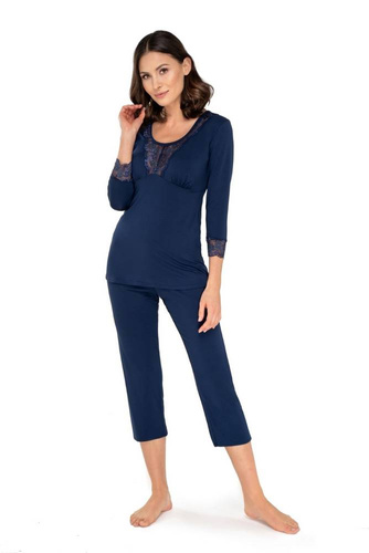 Piżama Damska Margot Babella -szafir