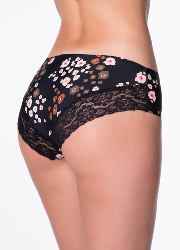 Figi damskie Cheekie Peggy Brown Julimex - czarny