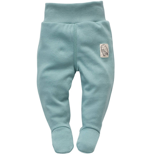 "Stay Green" Półśpiochy niemowlęce Pinokio - zielony druk