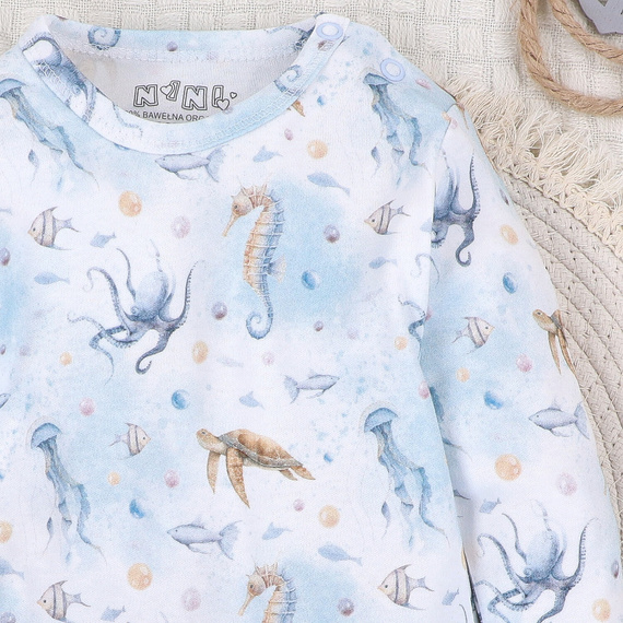 Body niemowlęce Sea Of Joy Nini – bawełna organiczna, długi rękaw
