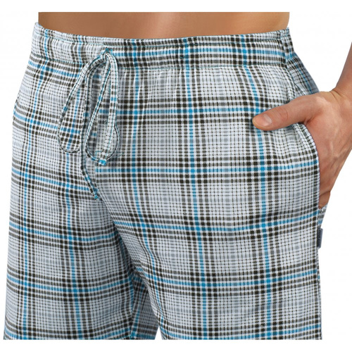 Bawełniana piżama męska z krótkim rękawem 2379/27 Sesto Senso - turkusowy 