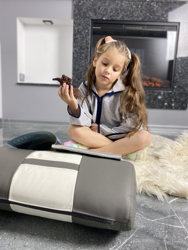 374 / 375  Desiree Szlafrok dziecięcy - szary