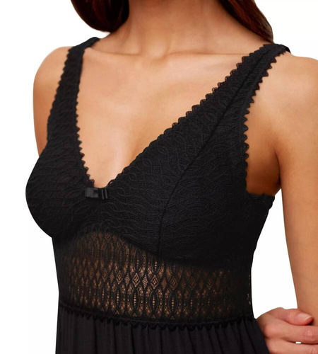 Koszula nocna Aura Spotlight NDK 01 X Triumph - black