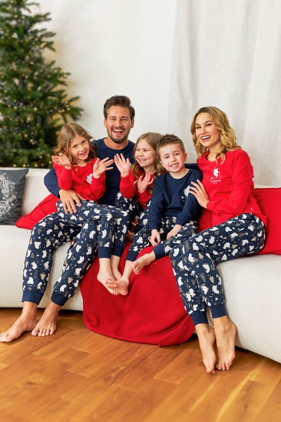 PDG.5264 "Frozen" Piżama dziecięca Unisex Doctor Nap - navy blue