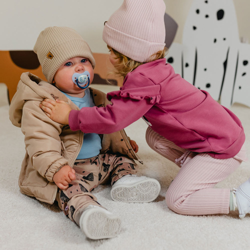 Kurtka parka zimowa Puppy Playtime Eevi - bezowa