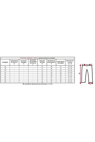 Spodenki piżamowe 7/8 86682 Larisa Mewa fuksjowy
