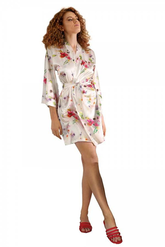 Podomka damska Flowers DKaren DK-P-biały 010