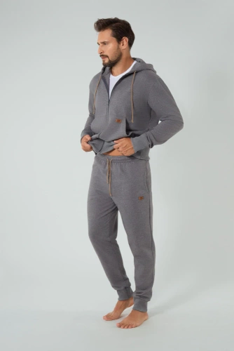 Spodnie dresowe Darwin Italian Fashion - melanż